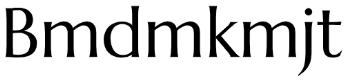 Bmdmkmjt