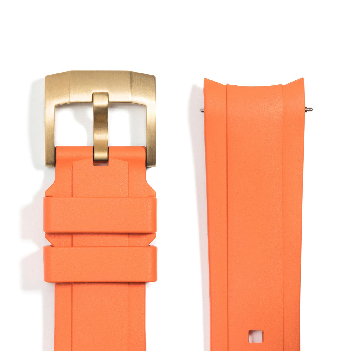 Gebogenes Kautschukarmband für Rolex GMT Ceramic Jubilee mit Dornschließe