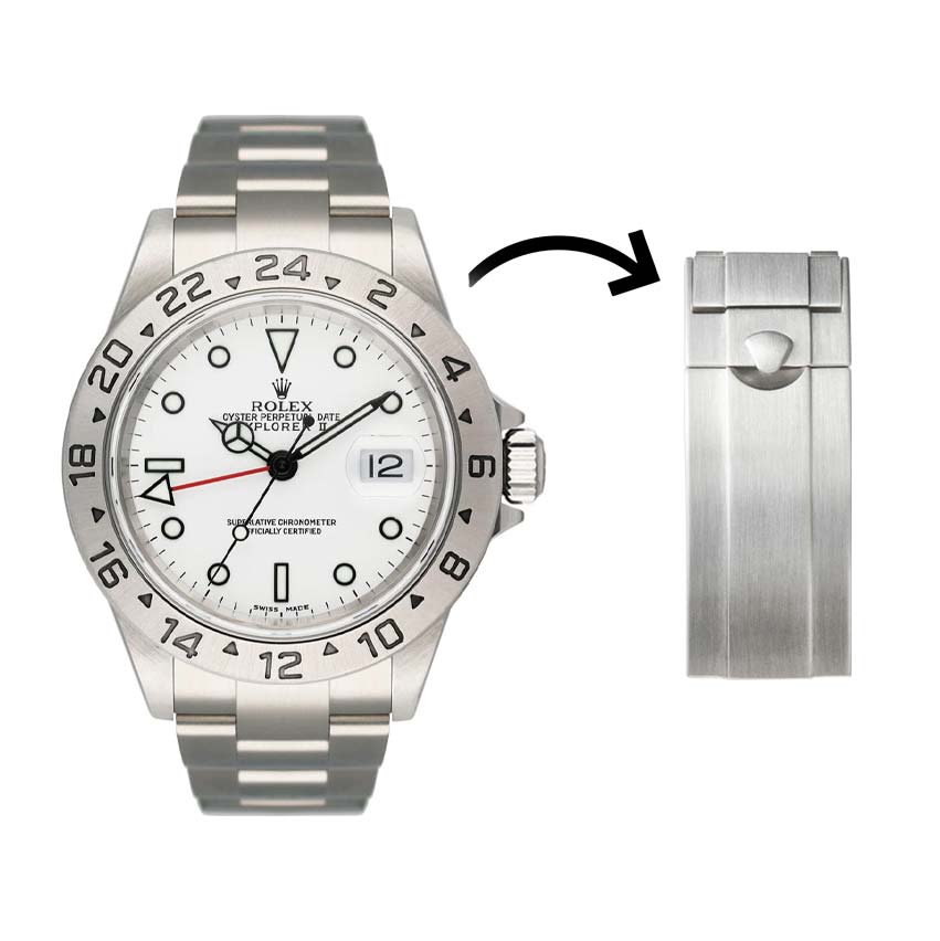 Everest Faltschließe für Rolex Oyster Armband – Explorer II 16570