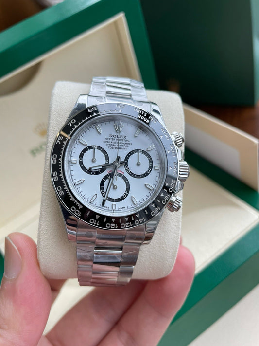【Begrenzte Stückzahl – Nur solange der Vorrat reicht】Cosmograph Daytona Oyster, 40 mm, Edelstahl Oystersteel Referenz 126500LN（m126500ln-0001）