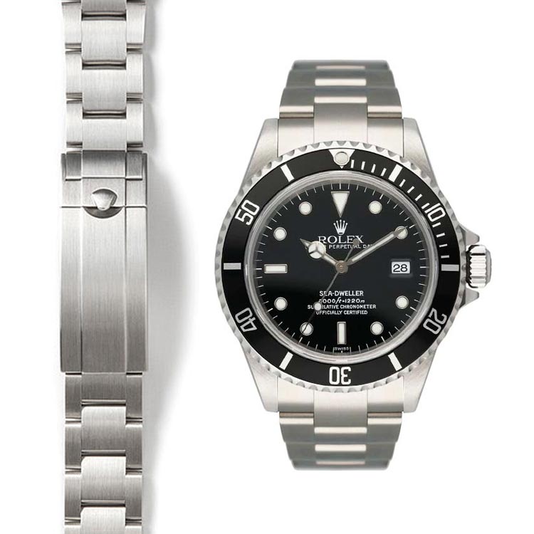 Oyster-Band für Rolex Sea-Dweller Referenz 16660 & 16600 von Everest