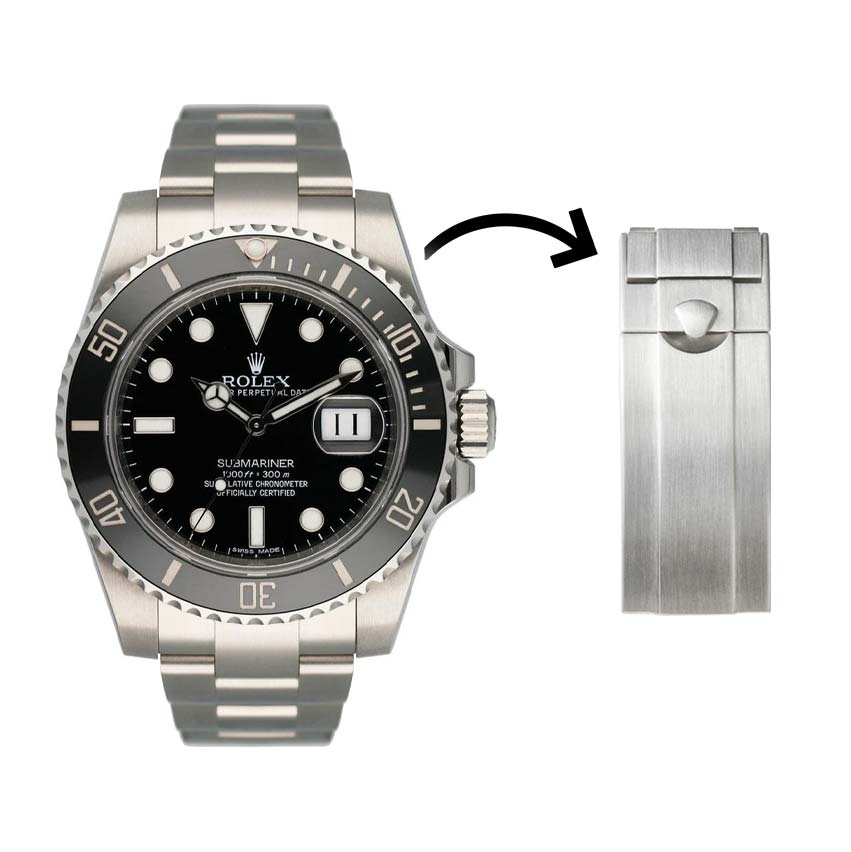 Everest Faltschließe für Rolex Oyster Armband – Submariner 116610