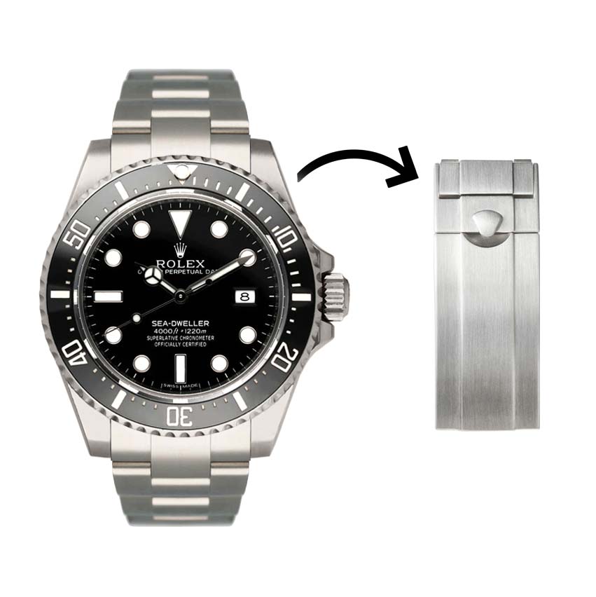 Everest Faltschließe für Rolex Oyster Armband – Sea-Dweller 116600